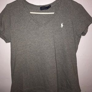 gray with white logo, Polo Ralph Lauren shirt !